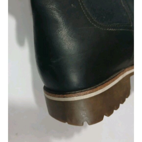 Chaco Fields Chelsea Waterproof Boots Size 10 Black Pull On Ankle - Picture 8 of 13